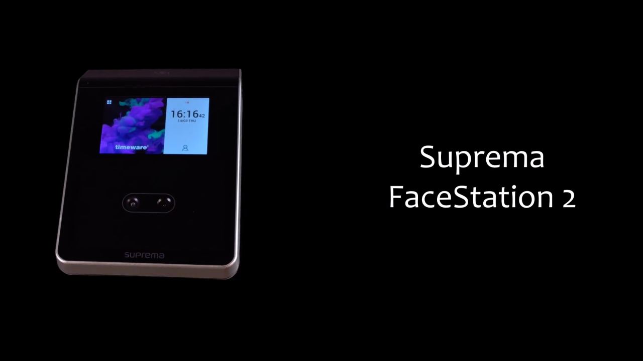 timeware Suprema FaceStation 2 Promo